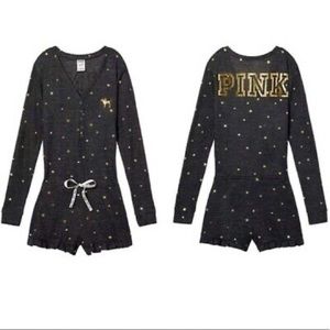 PINK Victoria’s Secret stars sleepwear romper